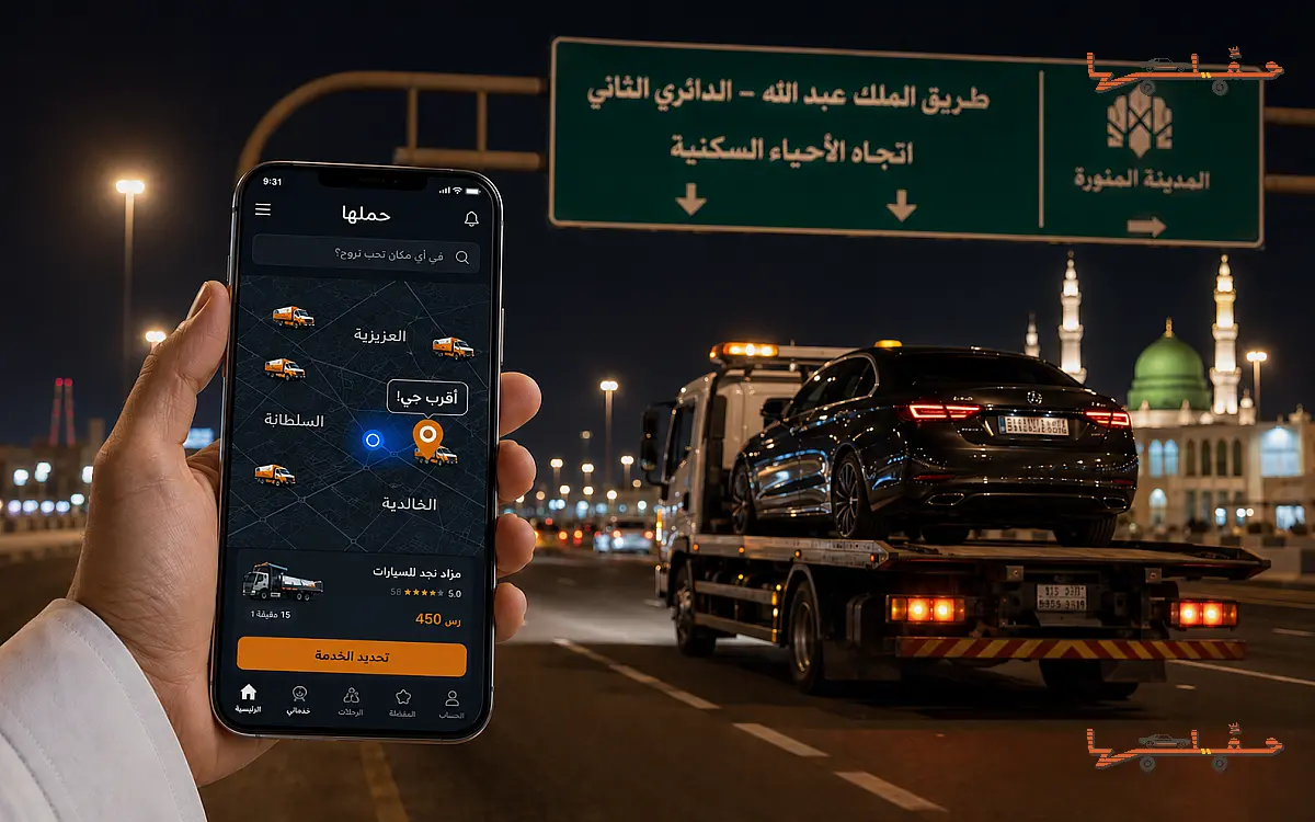 سطحة المدينة المنورة: كيف تجد أقرب خدمة في حيك فوراً عبر "حمِّلها"؟