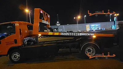 سطحة سطحة في المجيرمة والغالة  خط الساحل لتنفيذ طلب نقل من القنفذة إلى جدة