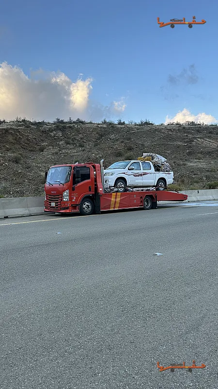 توصيل السيارة للورشة بأمان - سطحة المظيلف ابو حمزه في المظيلف