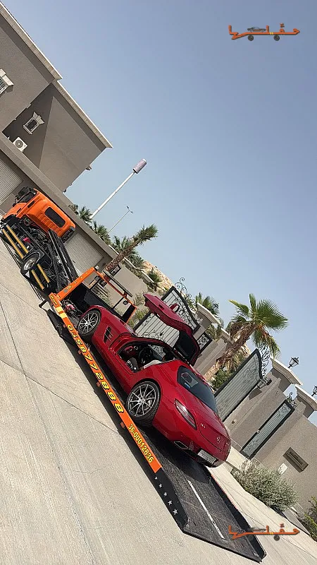 رفع السيارات بالهيدروليك - سطحة الزاير في القطيف