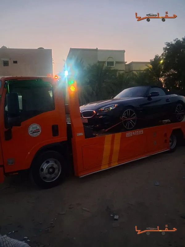 نقل سيارات بين المدن - سطحة جيزان الخط الدولي في جازان
