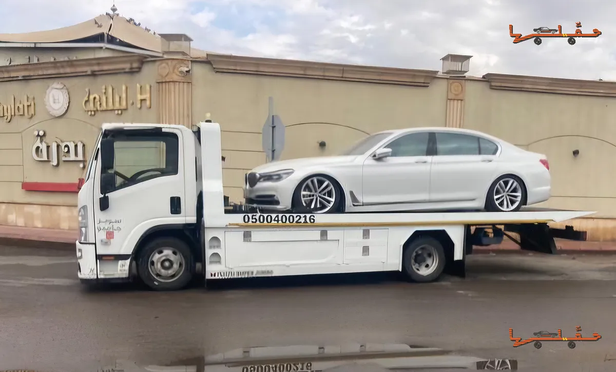 سطحة هيدروليك مع منصة خفض - سطحة هيدروليك بالمدينة المنورة متوفر عجلات في المدينة المنورة