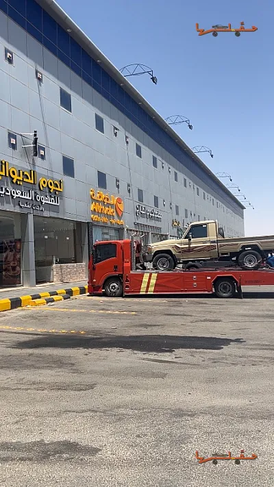 سطحة سكاكا الجوف داخلي خارجي بين المدن لنقل السيارات في سكاكا
