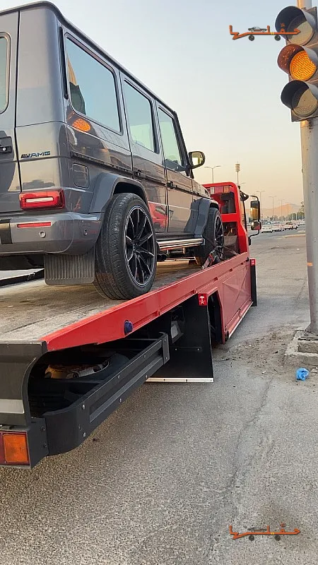 سطحة هيدروليك مع منصة خفض - سطحه بوعلي في المبرز