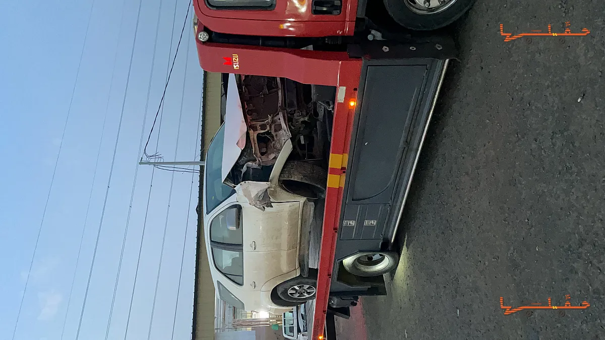 رفع السيارات بالهيدروليك - سطحه جيزان العيدابي صبيا في جازان