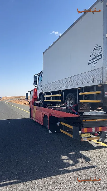 سطحة هيدروليك مع منصة خفض - سطحه هدروليك بريده في بريدة