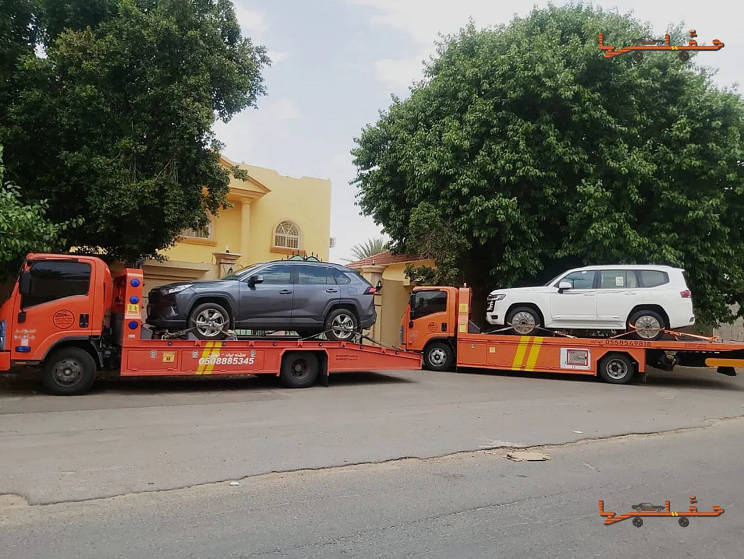 سطحة هيدروليك مع منصة خفض - سطحة نجران حي الصناعية في نجران